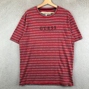 Vintage GUESS Originals Men's M‎ Los Angeles Striped Shirt Short Sleeve